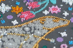 Bead Embroidery Kit Mid-sized bead embroidery kit Under the star of hapiness