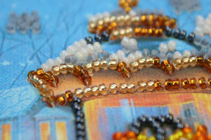Postcards Bead Embroidery Kit Postcard Bead embroidery kit Happy New Year – 3