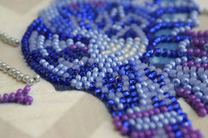 Bead Embroidery Kit Mid-sized bead embroidery kit At the bottom of the sea