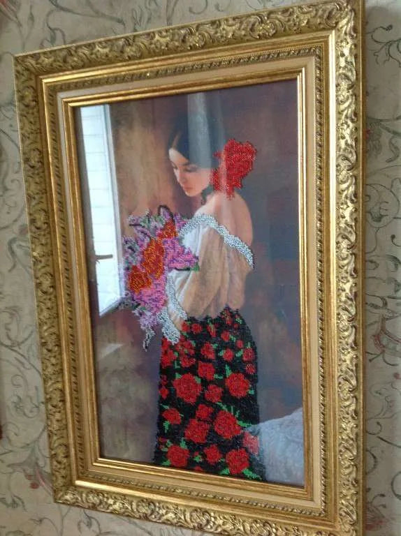 Bead Embroidery Kit Main Bead Embroidery Kit Marcela