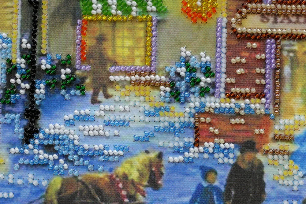 Bead Embroidery Kit Main Bead Embroidery Kit Christmas celebration
