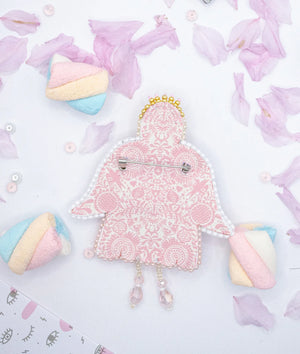Brooch Embroidery Kit Decoration Sweetie (Decoration)