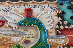 Bead Embroidery Kit Mid-sized bead embroidery kit Friday