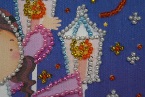 Bead Embroidery Kit Mini Bead embroidery kit Star dance