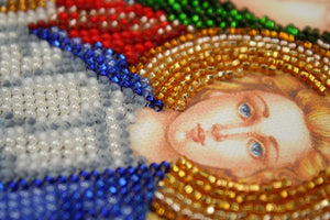 Bead Embroidery Kit Main Bead Embroidery Kit Home iconostasis «Our Lady»