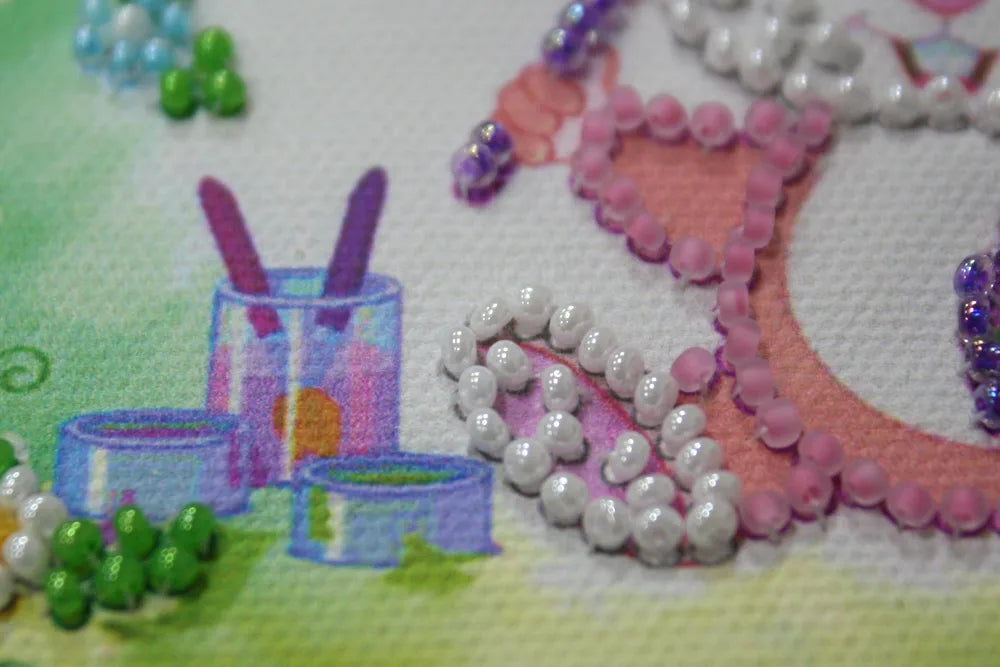 Magnets Bead Embroidery Kit Magnets Bead embroidery kit Easter still-life – 5