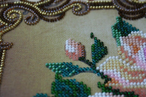 Bead Embroidery Kit Main Bead Embroidery Kit Ballad about flowers