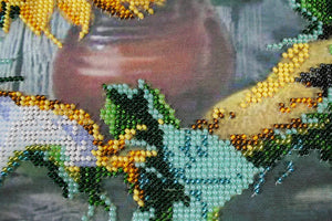 Bead Embroidery Kit Main Bead Embroidery Kit Flowers of the Sun