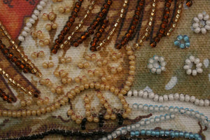 Bead Embroidery Kit Mini Bead embroidery kit Owl