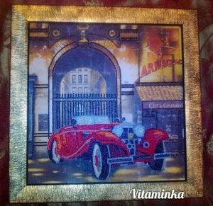 Bead Embroidery Kit Auto Retro – 1