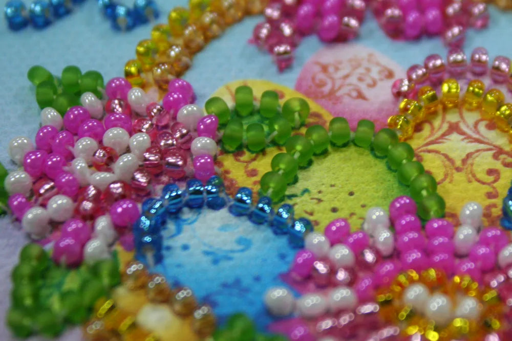 Magnets Bead Embroidery Kit Magnets Bead embroidery kit Easter basket – 1