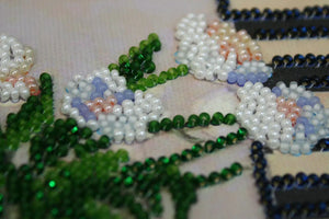 Bead Embroidery Kit Mini Bead embroidery kit Vintage