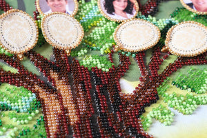 Bead Embroidery Kit Main Bead Embroidery Kit Genealogical tree