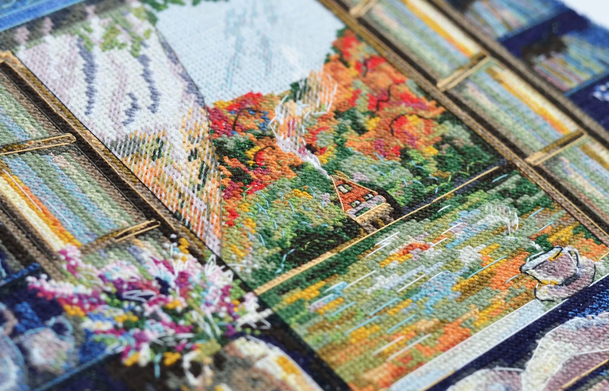 Cross Stitch Kit Cross-stitch kits Tea party by the window