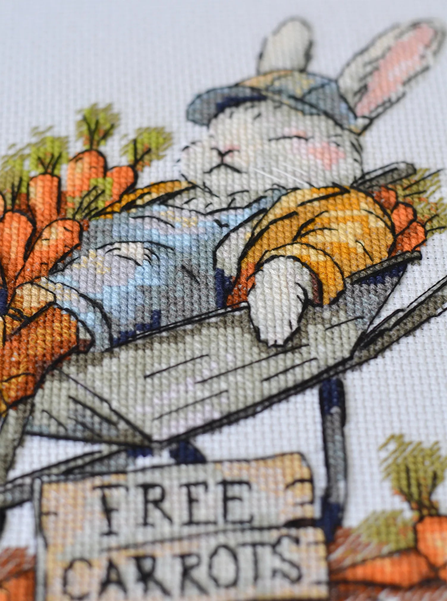 Cross Stitch Kit Cross-stitch kits Free carrots