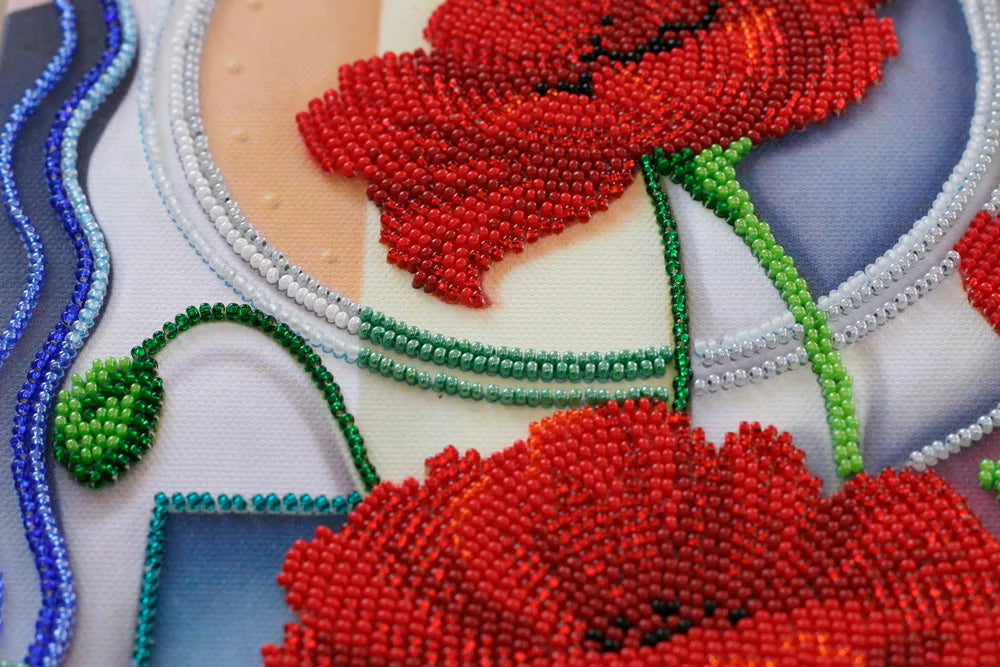 Bead Embroidery Kit Main Bead Embroidery Kit Morpheus Flowers