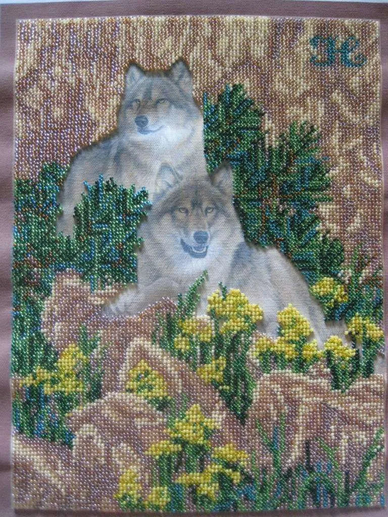 Bead Embroidery Kit Main Bead Embroidery Kit Devotion