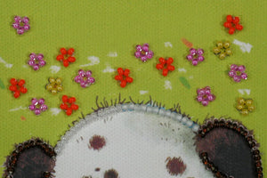 Postcards Bead Embroidery Kit Miss you – 2
