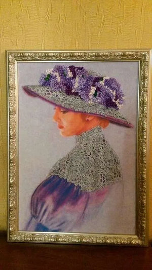 Bead Embroidery Kit Main Bead Embroidery kit Violet