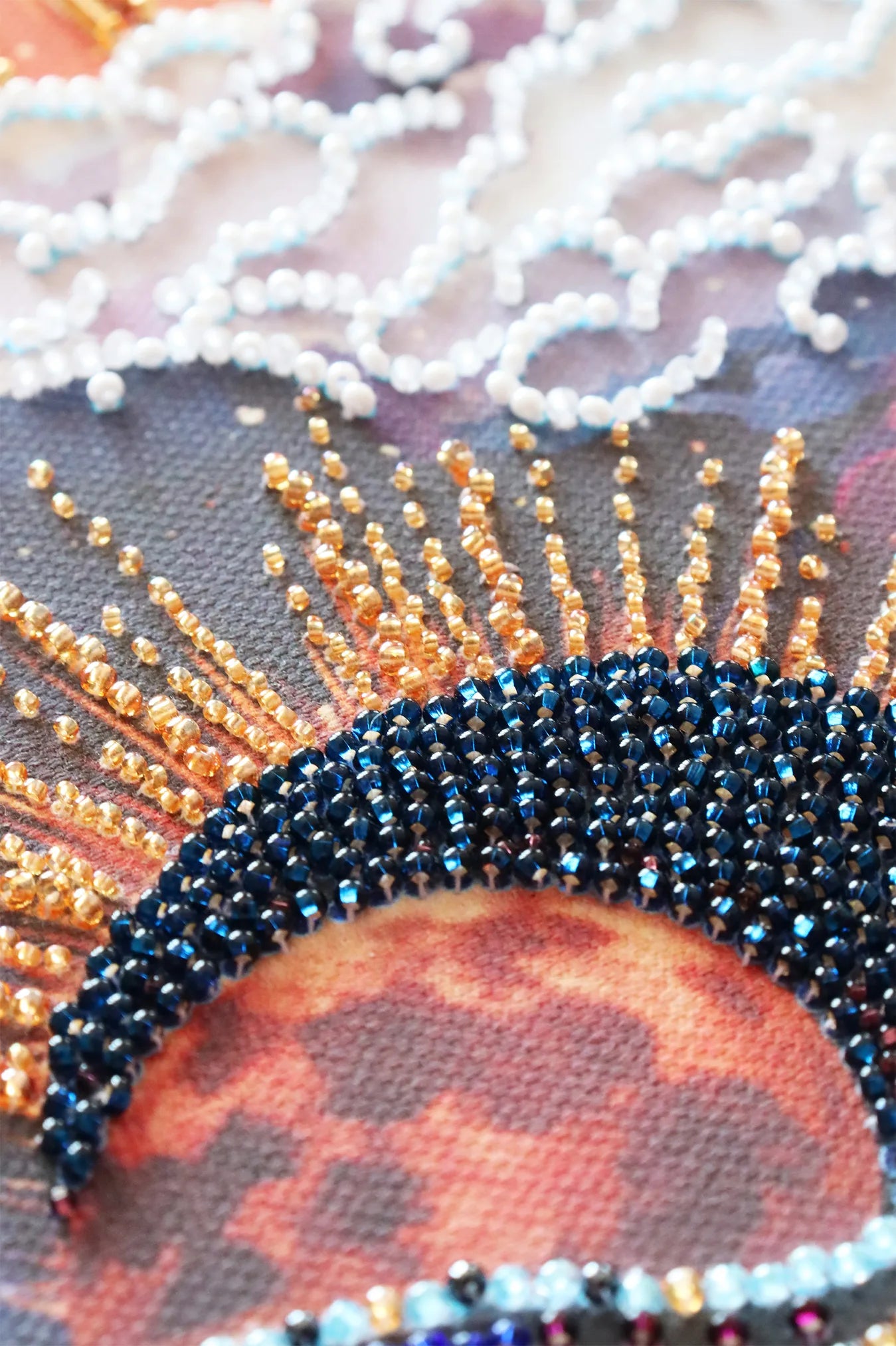 Bead Embroidery Kit Main Bead Embroidery Kit Between day and night