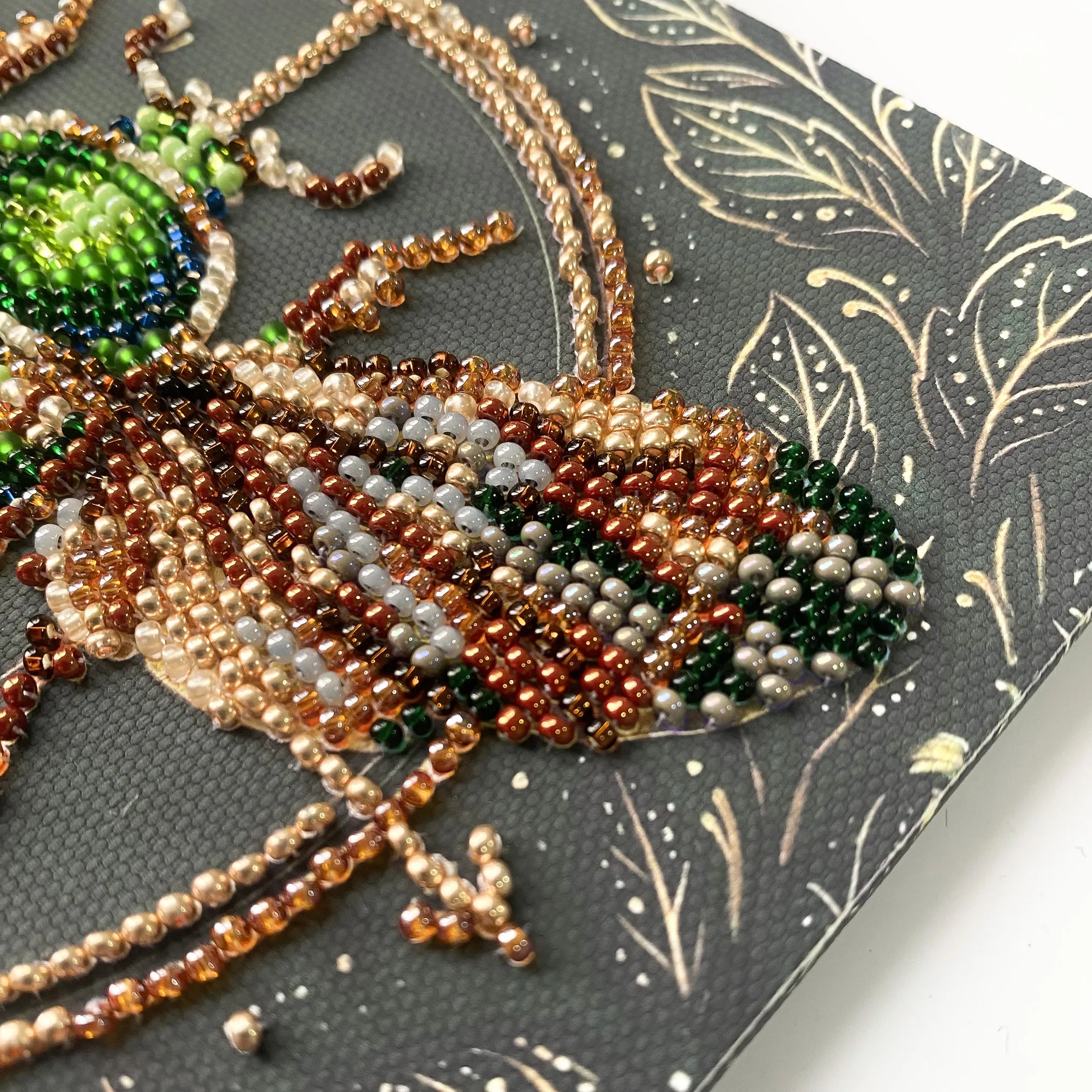 Bead Embroidery Kit Mini Bead embroidery kit The Alchemy of Nature (Animals and birds)