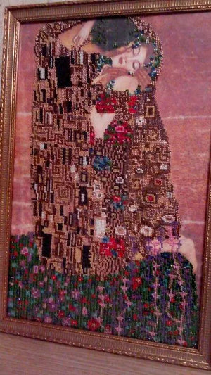 Bead Embroidery Kit Main Bead Embroidery Kit The kiss