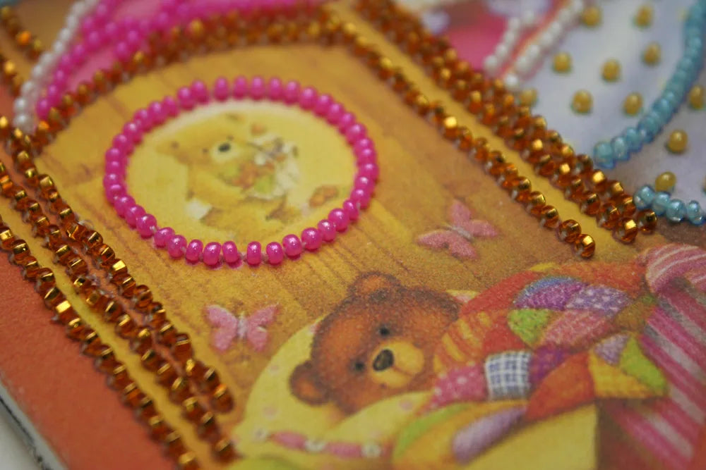 Bead Embroidery Kit Mini Bead embroidery kit Nighty night