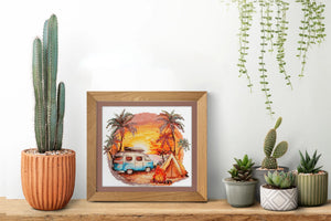 Cross Stitch Kit Cross-stitch kits Beach adventures