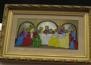 Bead Embroidery Kit Main Bead Embroidery Kit The last supper
