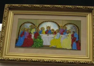 Bead Embroidery Kit Main Bead Embroidery Kit The last supper