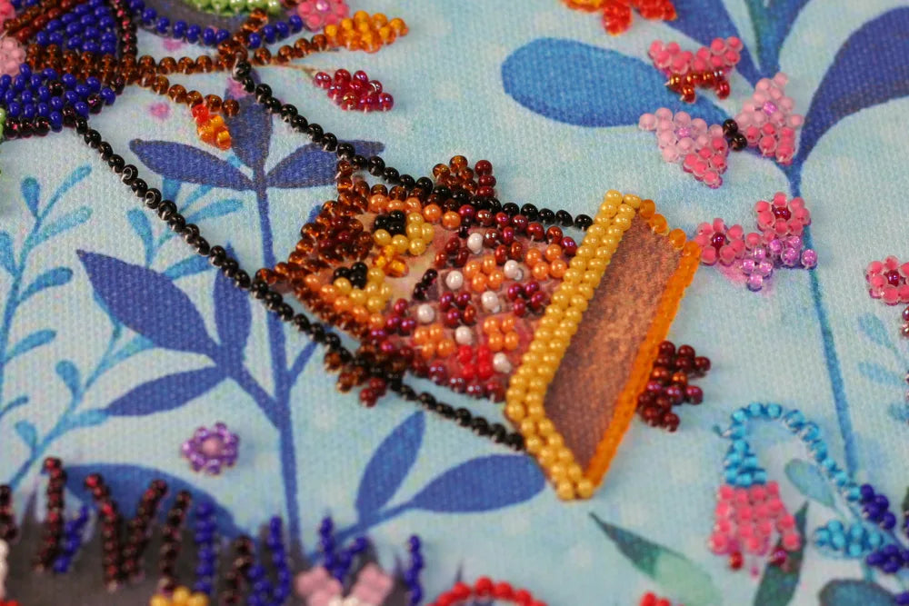Bead Embroidery Kit Main Bead Embroidery Kit Dream of the fox