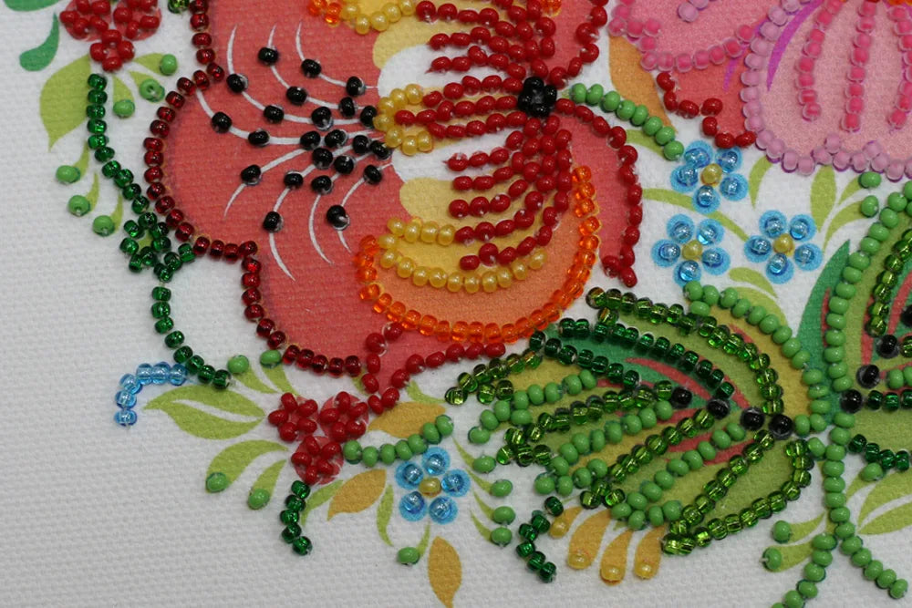 Bead Embroidery Kit Mini Bead embroidery kit Hohloma – 1