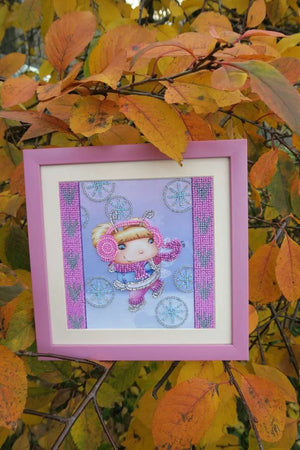 Bead Embroidery Kit Snow Angel