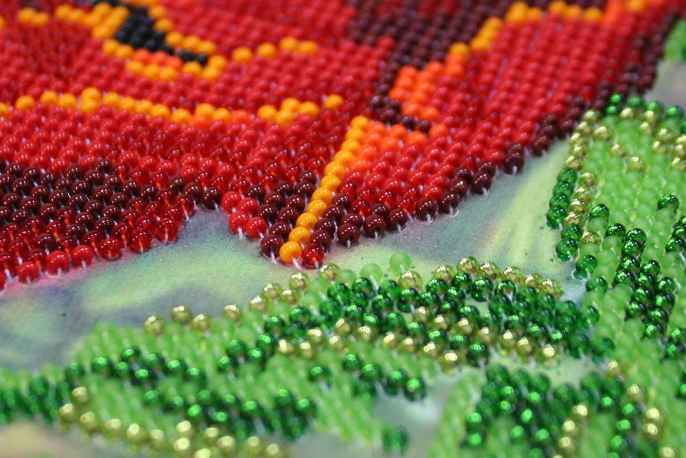 Bead Embroidery Kit Main Bead Embroidery Kit Wild poppies – 3