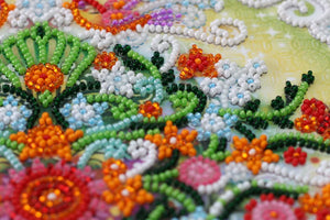 Bead Embroidery Kit Mid-sized bead embroidery kit Fabulous tree