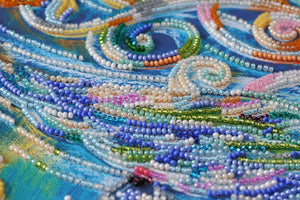 Bead Embroidery Kit Main Bead Embroidery Kit Bluebird of happiness