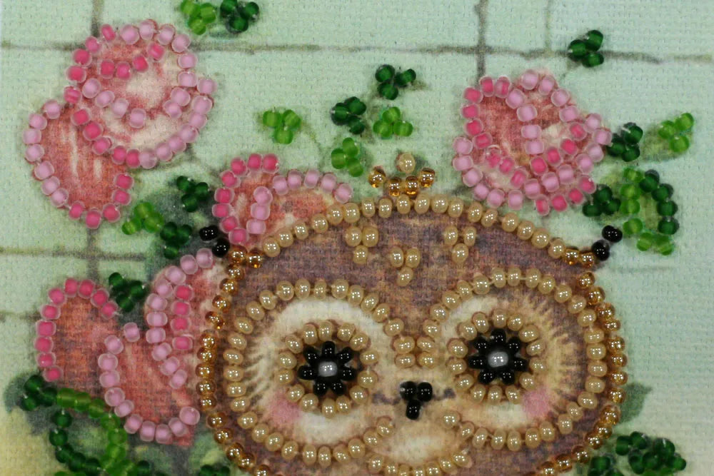 Postcards Bead Embroidery Kit Postcard Bead embroidery kit Best doctor – 2