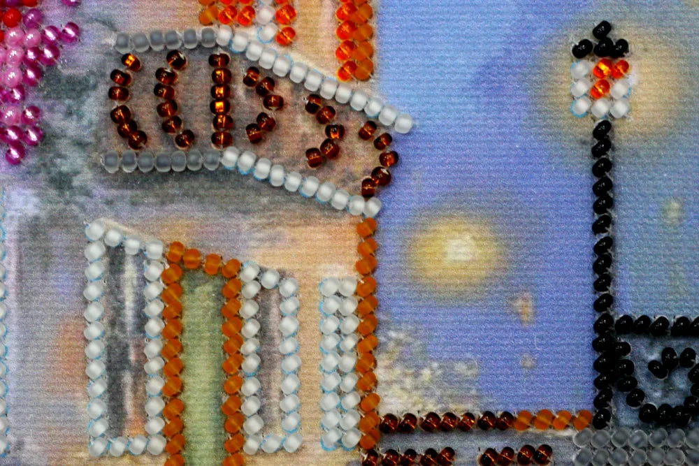 Bead Embroidery Kit Mini Bead embroidery kit Venice landscape