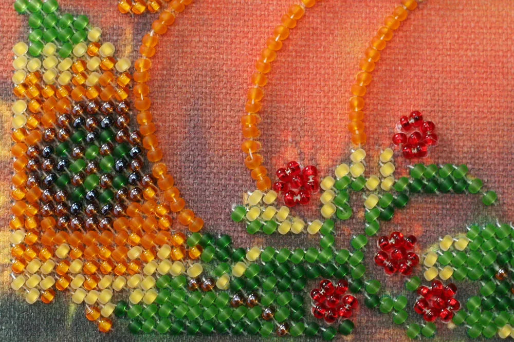 Bead Embroidery Kit Mini Bead embroidery kit Night guest
