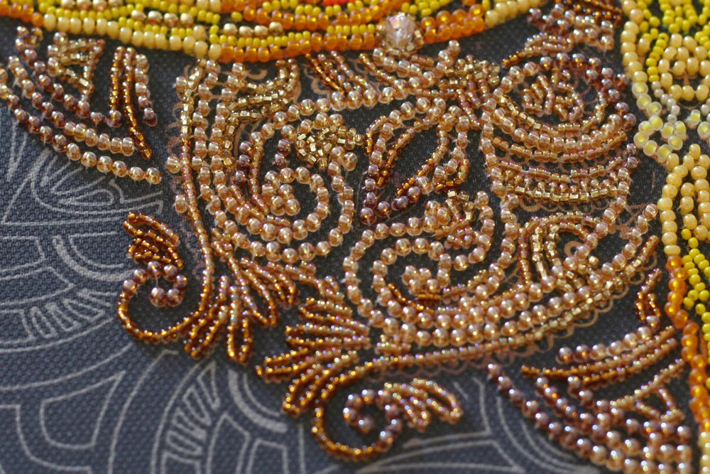 Bead Embroidery Kit Main Bead Embroidery Kit Saffron overflow