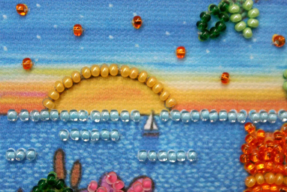 Magnets Bead Embroidery Kit Magnets Bead embroidery kit Summer evening