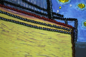 Bead Embroidery Kit Main Bead Embroidery Kit Evening cafe