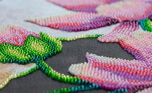 Bead Embroidery Kit Main Bead Embroidery Kit Blooming lotus
