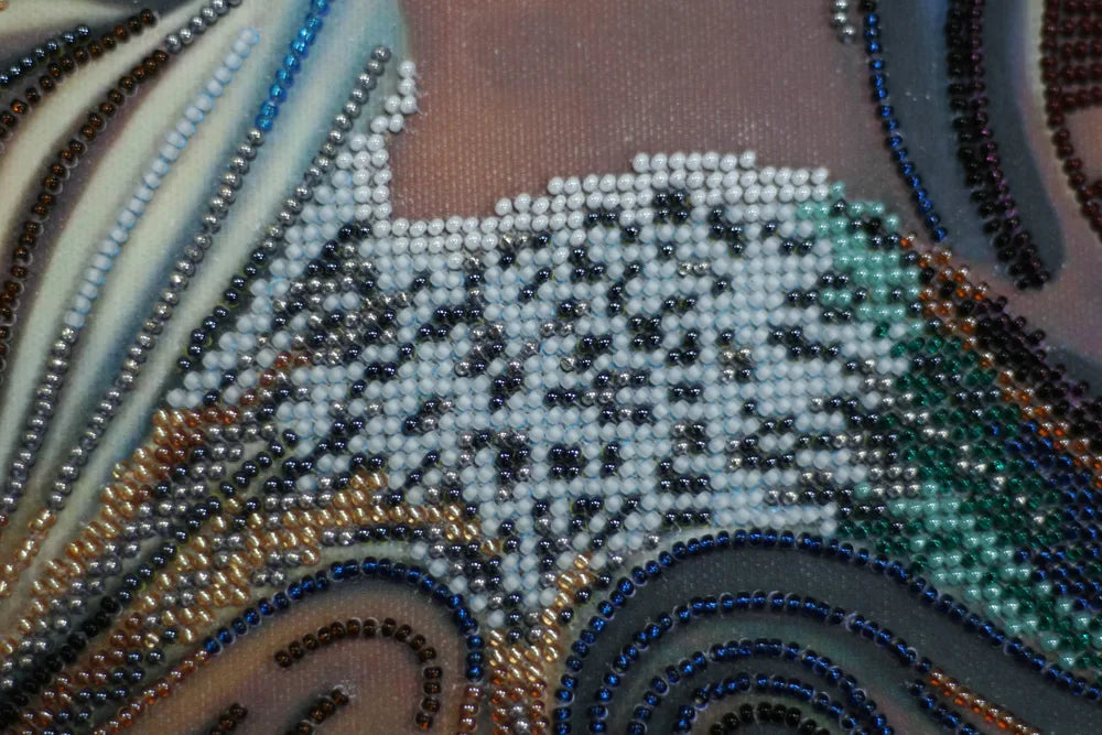 Bead Embroidery Kit Main Bead Embroidery Kit Africa daughter