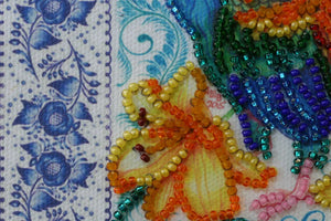 Bead Embroidery Kit Mini Bead embroidery kit Call of the cockerel