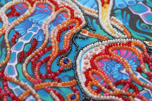 Bead Embroidery Kit Main Bead Embroidery Kit Underwater dance