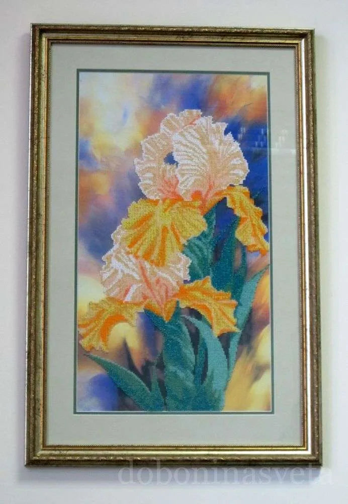 Bead Embroidery Kit Main Bead Embroidery Kit Amber Snow