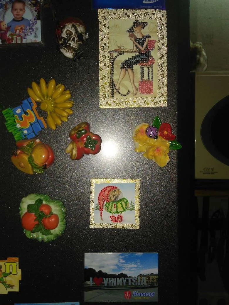 Magnets Bead Embroidery Kit Mini Magnets Bead embroidery kit Owl – 2