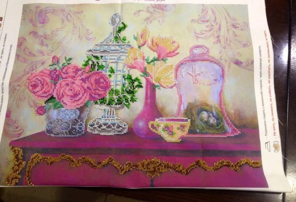 Bead Embroidery Kit Main Bead Embroidery Kit Provence – 1