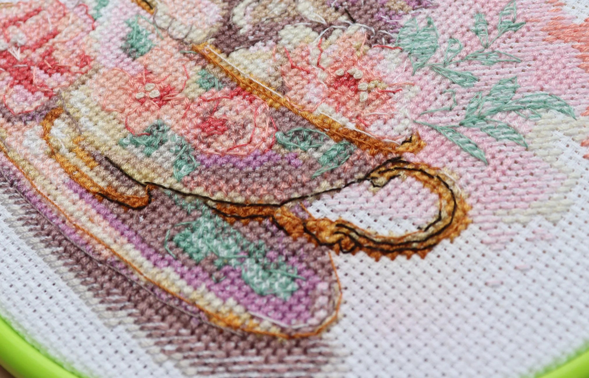 Cross Stitch Kit Cross-stitch kits Tea party